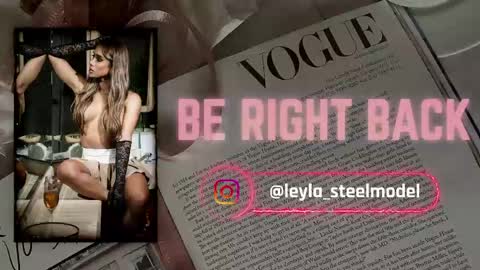 Snapshot of leyla_steel chatting on 05.08.26 INSTA leylasteel model online show from 05.08.26