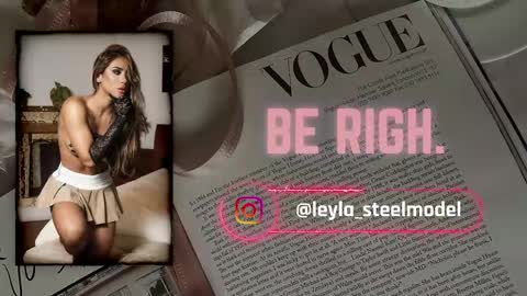 Snapshot of leyla_steel chatting on 05.09.26 INSTA leylasteel model online show from 05.09.26