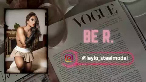 Snapshot of leyla_steel chatting on 05.24.26 INSTA leylasteel model online show from 05.24.26