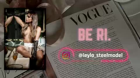 Snapshot of leyla_steel chatting on 05.26.26 INSTA leylasteel model online show from 05.26.26