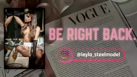 Snapshot of leyla_steel chatting on 06.05.26 INSTA leylasteel model online show from 06.05.26