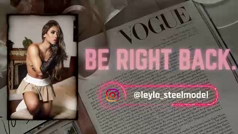 Snapshot of leyla_steel chatting on 06.20.26 INSTA leylasteel model online show from 06.20.26