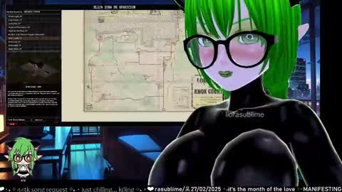 Snapshot of liorasublime chatting on 02.27.25 im Liora uwu online show from 02.27.25