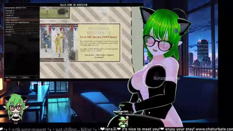 Snapshot of liorasublime chatting on 02.28.25 im Liora uwu online show from 02.28.25