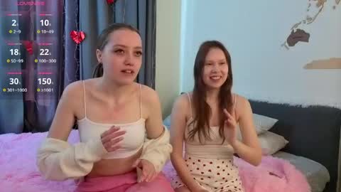 Hello our names are Kate and Alice this is our first day here. online show from 05.25.26