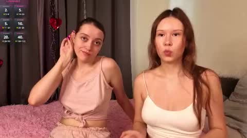 Hello our names are Kate and Alice this is our first day here. online show from 07.16.26