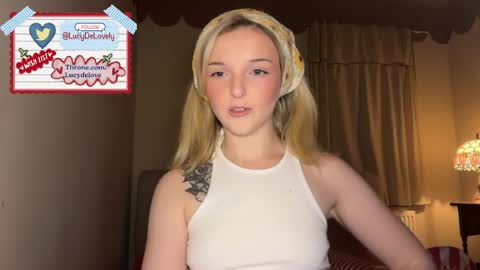 Snapshot of lucydelovely chatting on 05.02.26 Lucy online show from 05.02.26
