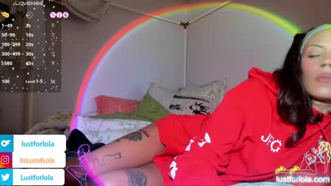 Snapshot of lustforlola chatting on 12.05.24 LOLA online show from 12.05.24