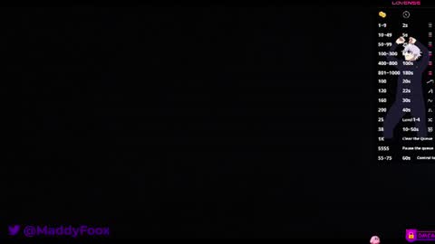 Maddy Foox online show from 06.10.26