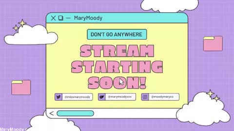 Mary Moody online show from 08.08.26