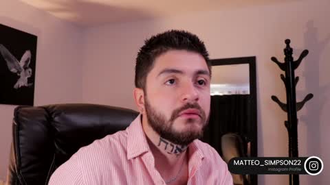 Snapshot of matteo_simpson chatting on 01.26.25 Matteo simpson online show from 01.26.25