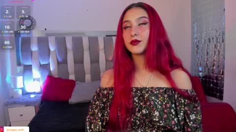 Snapshot of megan_wolf_1 chatting on 01.07.25  Megan  Online 1200am To 600 am Colombian time online show from 01.07.25