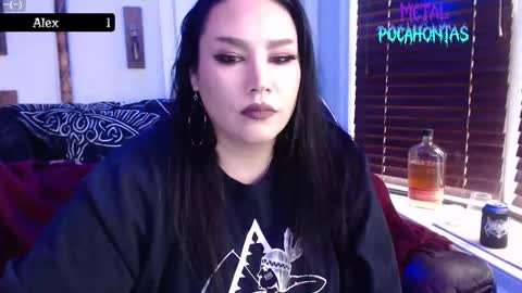 Snapshot of metalpocahotass chatting on 09.20.25 MetalPocahotass online show from 09.20.25