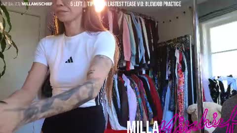 Milla Mischief online show from 07.27.26