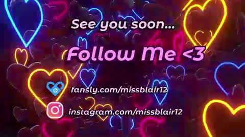 MissBlair online show from 07.05.26
