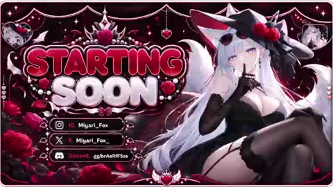 MiyariFox online show from 07.17.26
