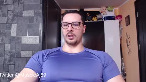 Snapshot of muscleaj69 chatting on 02.10.25 AJ online show from 02.10.25