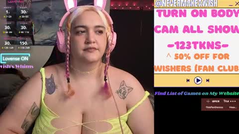 Wishs Playground online show from 07.29.26