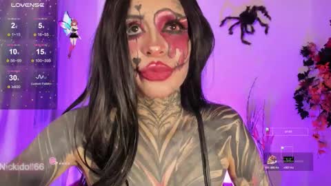 Snapshot of nicki_1 chatting on 10.31.25 Help me reach 100 thumbs up online show from 10.31.25