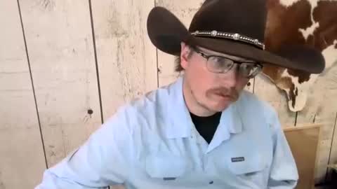 Snapshot of openmindedcowboy chatting on 11.08.25 kinkynerd online show from 11.08.25