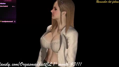 orgasmaddictcl online show from 02.22.25