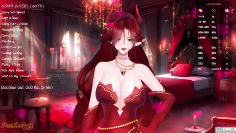 Succubus Nyx online show from 02.23.25