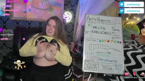 Snapshot of pawggoddess778 chatting on 12.05.24 ArtsyHeartsyy online show from 12.05.24