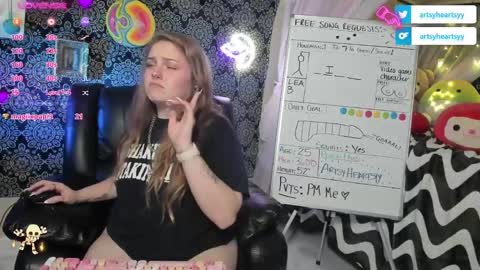 Snapshot of pawggoddess778 chatting on 12.14.24 ArtsyHeartsyy online show from 12.14.24