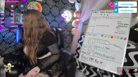 Snapshot of pawggoddess778 chatting on 12.19.24 ArtsyHeartsyy online show from 12.19.24