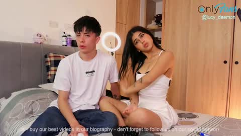 first anal video in bio we are lucy and perceo follow us online show from 01.18.25