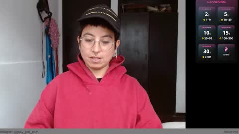 Snapshot of poly_mer chatting on 02.13.25 Poly online show from 02.13.25