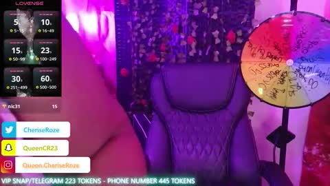 Queen Cherise Roze online show from 11.23.25