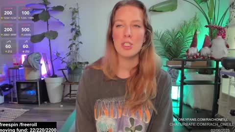 Snapshot of rach_oneill chatting on 02.06.25 Rach ONeill online show from 02.06.25