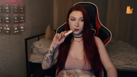 Snapshot of redhaired_kitty chatting on 01.29.25 Lina online show from 01.29.25