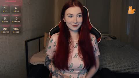 Snapshot of redhaired_kitty chatting on 01.30.25 Lina online show from 01.30.25