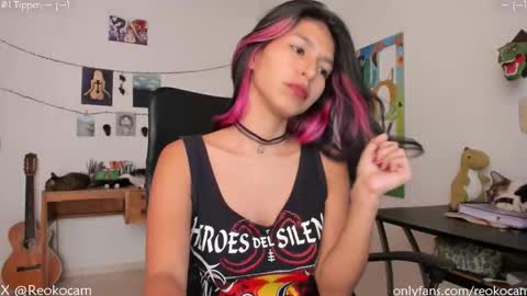 Snapshot of reoko_ chatting on 03.03.26 Reoko online show from 03.03.26