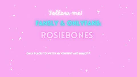 Rosie Bones online show from 12.03.24