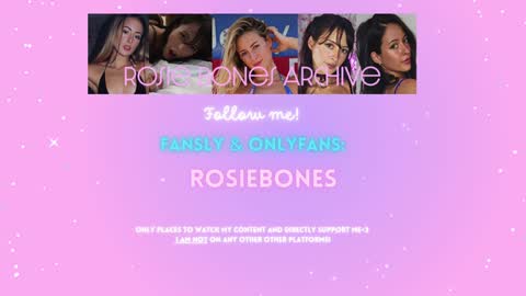 Rosie Bones online show from 01.06.25
