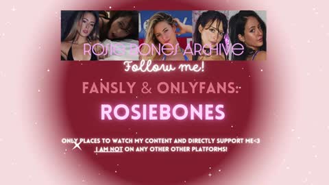 Rosie Bones online show from 09.12.25