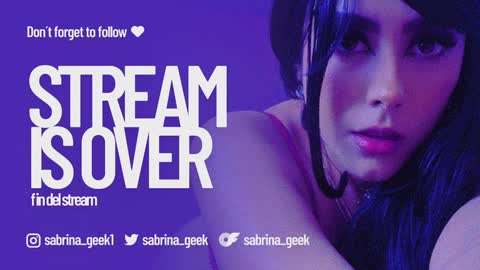 sabrina_geek online show from 12.27.24