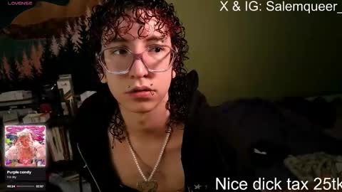 Snapshot of salemqueer_ chatting on 09.13.25 Sam online show from 09.13.25