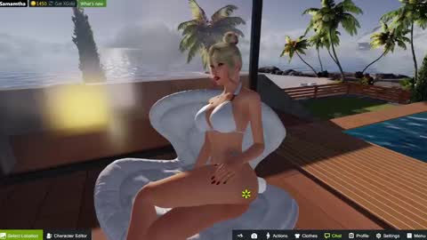 Snapshot of samanthaguadas chatting on 03.07.25 Samantha online show from 03.07.25