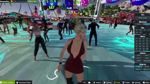 Snapshot of samanthaguadas chatting on 03.07.25 Samantha online show from 03.07.25