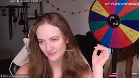 The Real Samantha Hayes haha  online show from 02.01.25