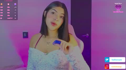 Snapshot of samara_lam chatting on 09.25.25 Sammy  online show from 09.25.25