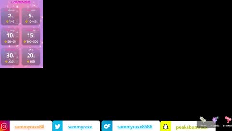 Sammy Raxx online show from 12.20.24