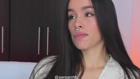 Snapshot of saraarchbould chatting on 11.07.25 Sara online show from 11.07.25