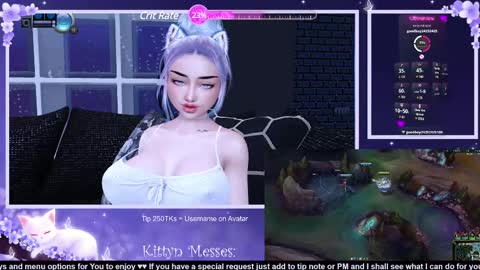 Snapshot of sassykittyn chatting on 02.11.25 Sassy Sami Kittyn online show from 02.11.25