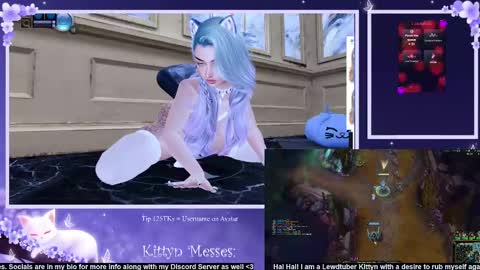 Snapshot of sassykittyn chatting on 02.24.25 Sassy Sami Kittyn online show from 02.24.25