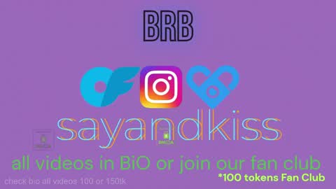 Say and kiss online show from 04.24.26